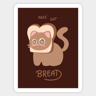 Bread Catto - Make Dat Bread! Sticker